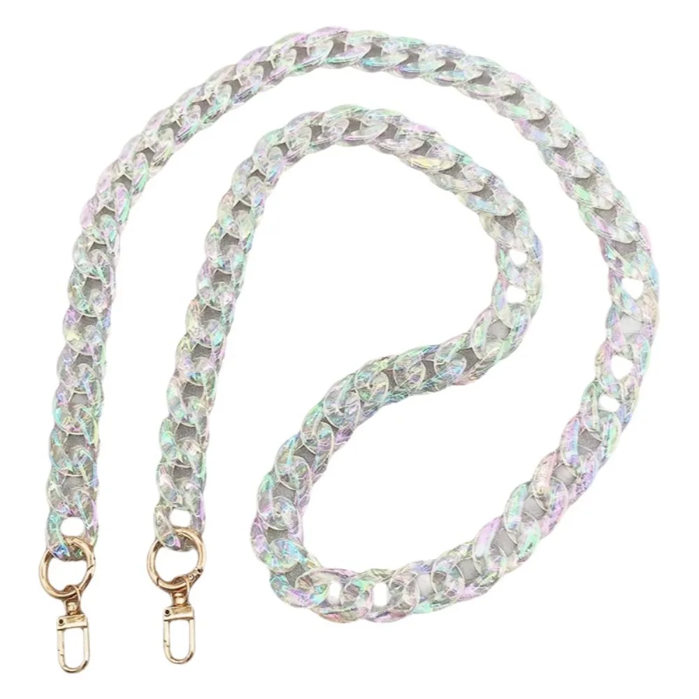 

Vintage Acrylic Phone Chain Wide Design Anti-Slip Portable Phone Strap Colored Acrylic Bright Color Cell Phone Hanging Rope
