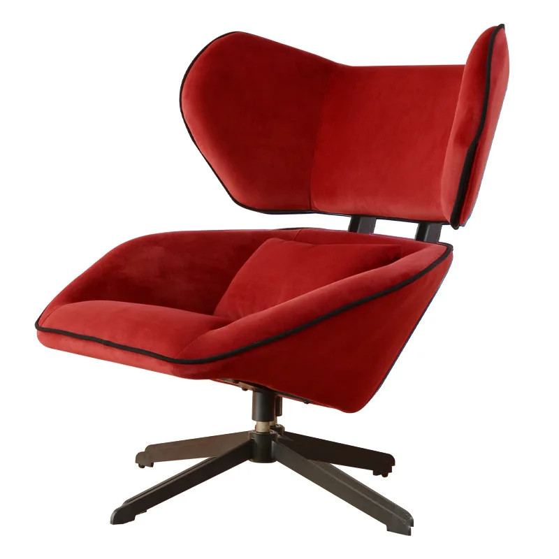 كرسي فردي بسيط للترفيه كرسي دوار ألف طائر شبكة من الحديد المطاوع لغرفة المعيشة كرسي نمر فاخر خفيف إيطالي #5