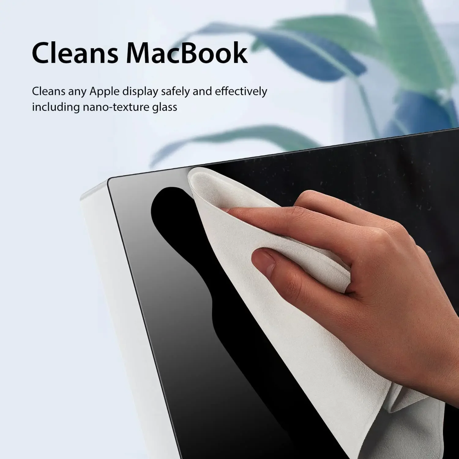 Double-Layer Suede Microfiber Cleaning & Polishing Cloth | Compatible with MacBook, Apple Computers & Mobile Phones