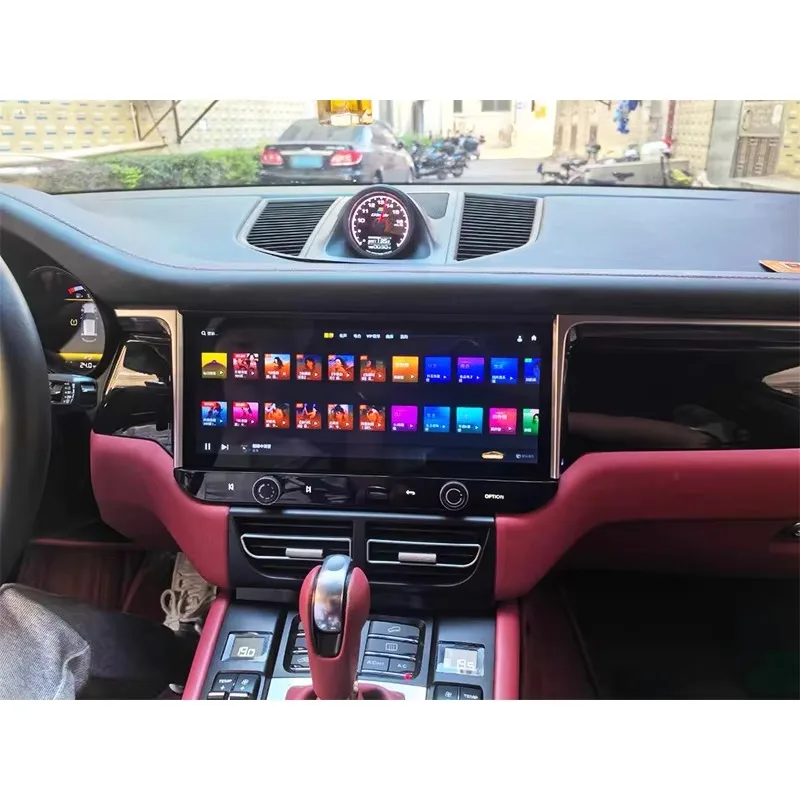 2014-2018 Upgraded Central Control Large Screen Android System Control Navigation Multimedia Player Suitable for Macan