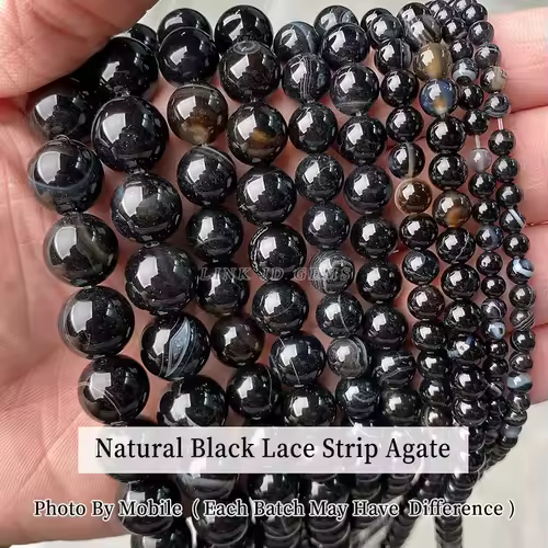 Natural Stone Golden Obsidian Bead Irisation Round Loose Spacer 4 6 8 10 12mm For Jewelry Making Diy Bracelet Necklace Accessory - Image 26