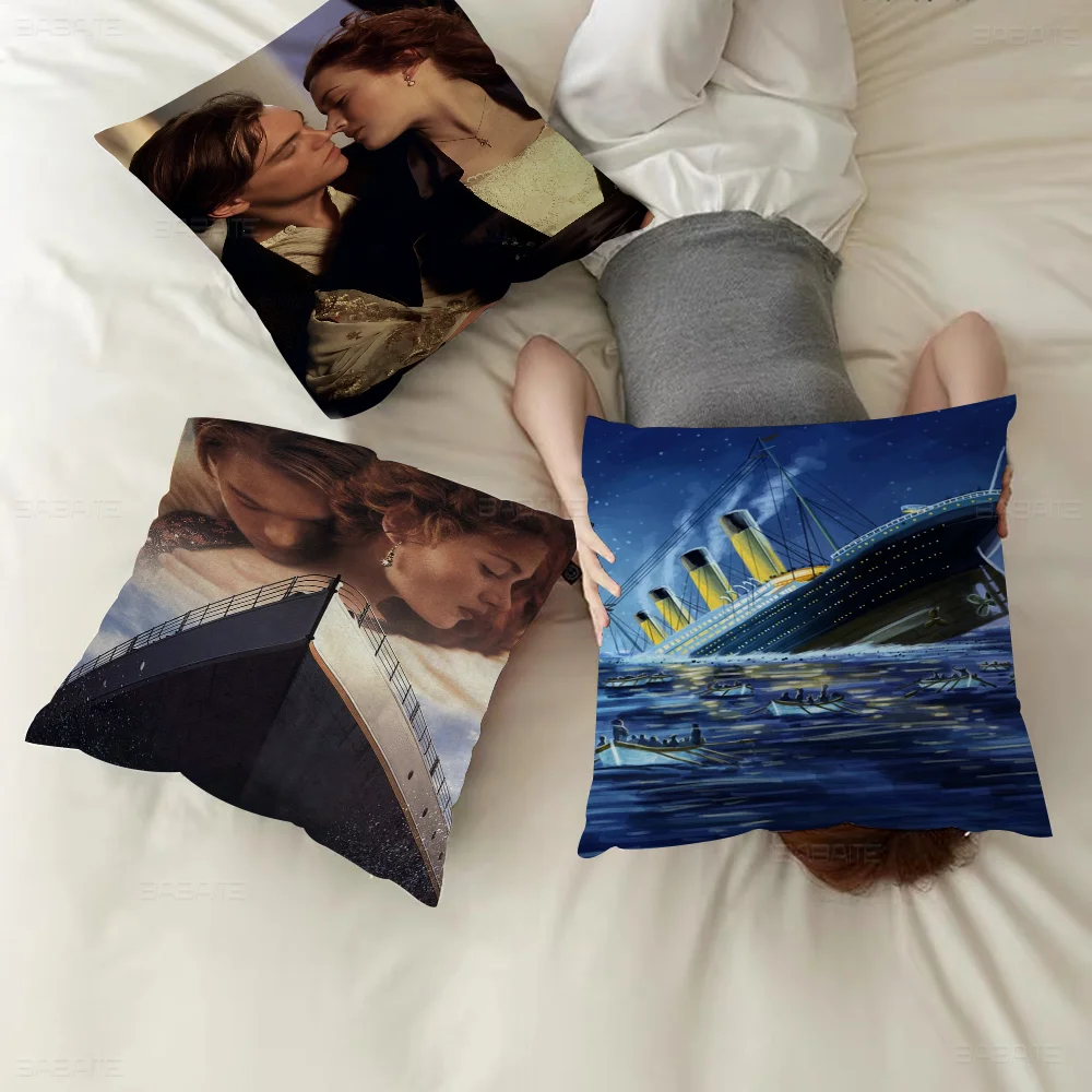 

T-titanic Movie Pillowcase Toon Gift Cushion Cover Bedroom Home Sofa Chair Seat Decor Pillow Case