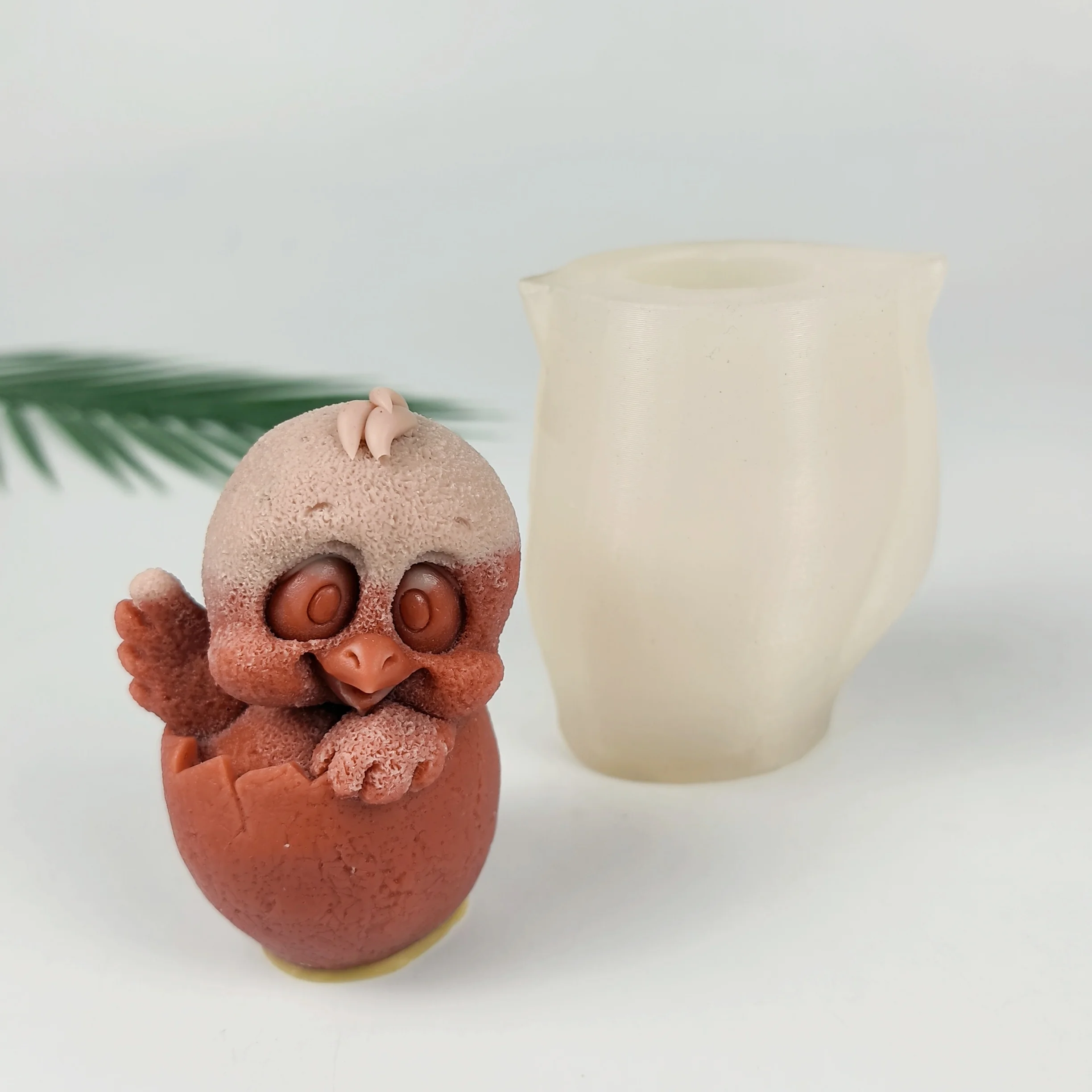 

3D Animals Mold Shell Breaking Bird Moulds Silicone Candle Soap Molds Resin Cake Decor Wedding Birthday Candles Handmade DW0902