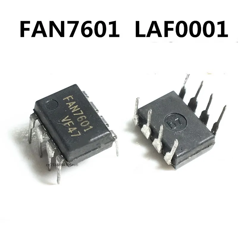 Original 10pcs/ FAN7601=LAF0001  DIP-8