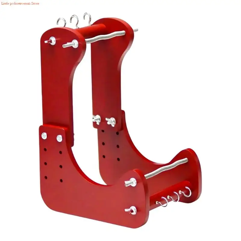 F92D Multi Position Wooden Beading Loom Stand With Angled Warp Design For Comfortable Jewelry Creation