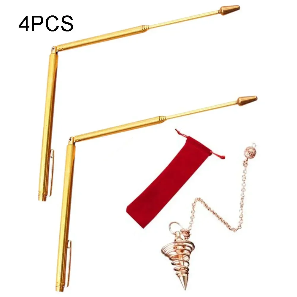Cobre Puro Dowsing Sticks Metal Detector Rod Sonda de Cobre Água Gold Finding Caça ao Tesouro Ferramentas de Adivinhação 999