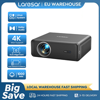 Laresar A1 Netflix Officially Projector 4K 1000ANSI Native 1080P Android TV Auto Focus/Keystone WiFi6 BT5.2 Dolby Home Cinema