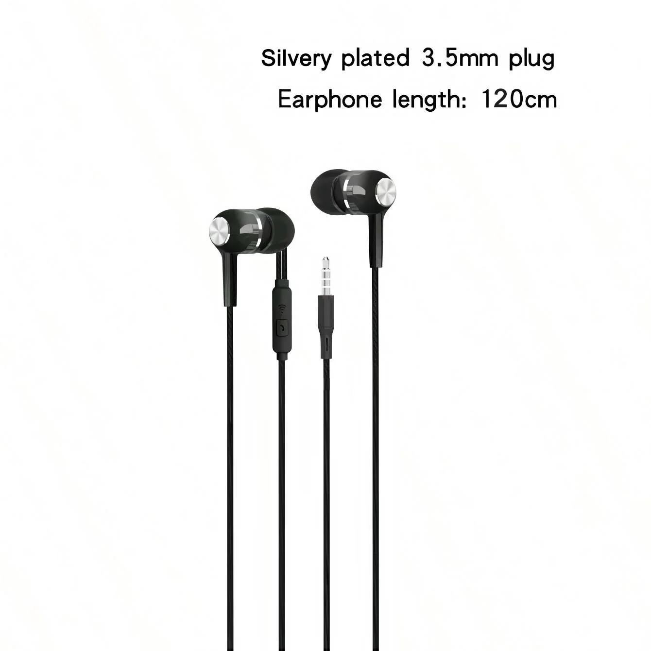 1-8 stücke 3,5mm Verdrahtete Kopfhörer In Ohr Verdrahtete Kopfhörer mit Mikrofon Bass HiFi Stereo Ohrhörer Sport In-line Steuerung Für Telefone