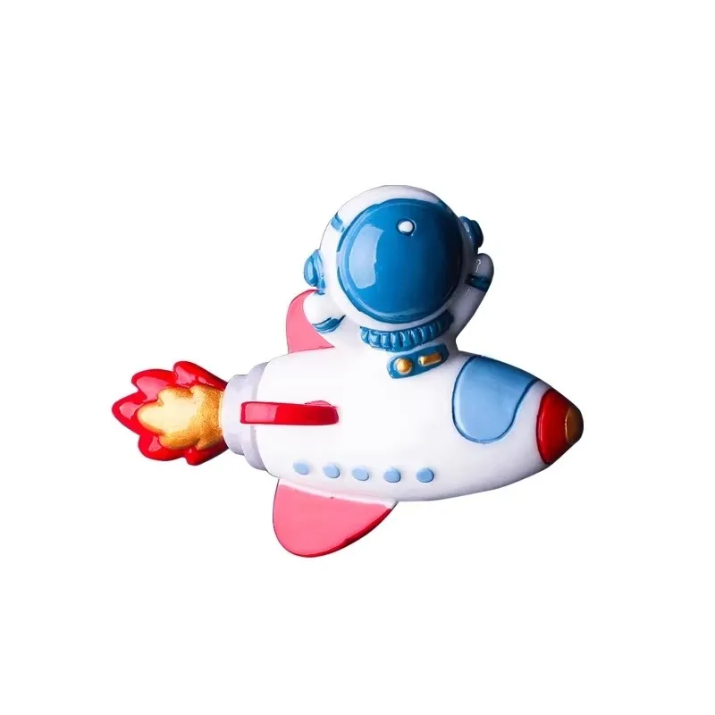 

Happy Planet Astronaut Space Magnetic Sticker Solar System Refrigerator Decoration Space Planet Magnet with Magnet Stone