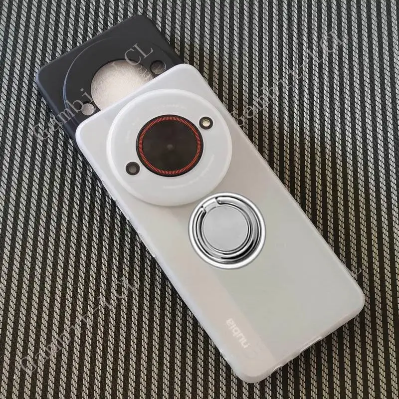 Zte用リングホルダー付き携帯電話ケース,6.6インチ,a75 5gブレード,ソフトシリコンケース