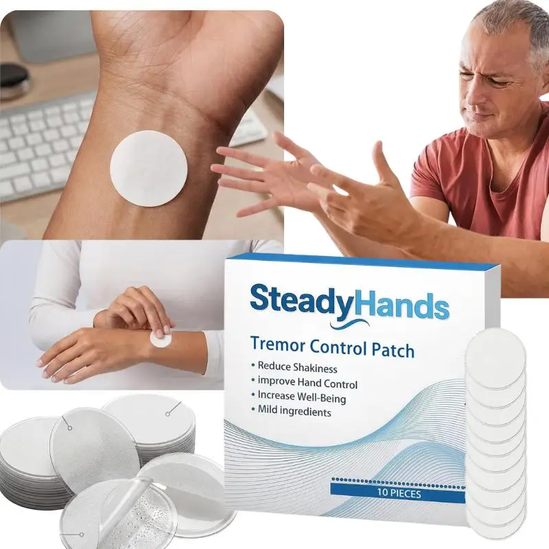 Instant Relief Invisible Hand Tremor Control Patchs Mild Formula Tremor Control Patches For Improved Hand Stability And Control