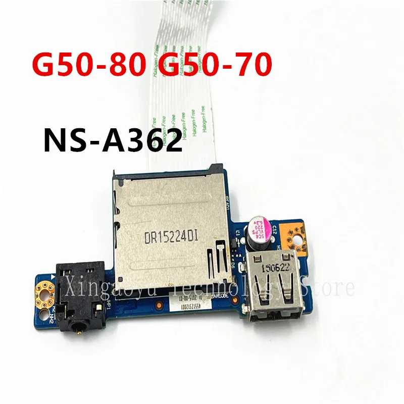 

Original For LENOVO SD CARD AUDIO USB BOARD W/ CABLE G50-80 G50-70 NS-A362 100% Tested Ok Delivery