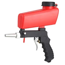 Adjustable Sandblasting Gun 90psi Portable Sand Blaster Sand Blasting Machine Gravity Small Handheld Pneumatic Blasting Gun