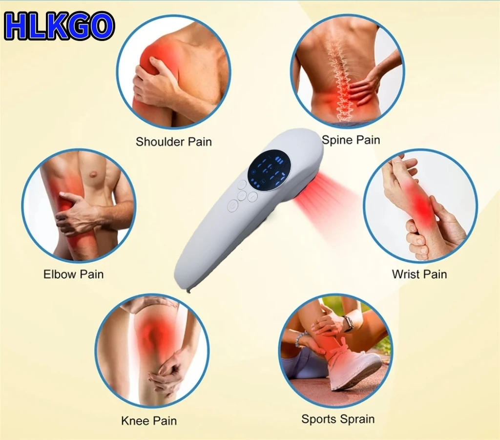 

High Power 520mW Class 4 Laser Therapy Machine - LLLT Cold Laser for Fast Muscle Recovery, Arthritis, Joint Pain Relief