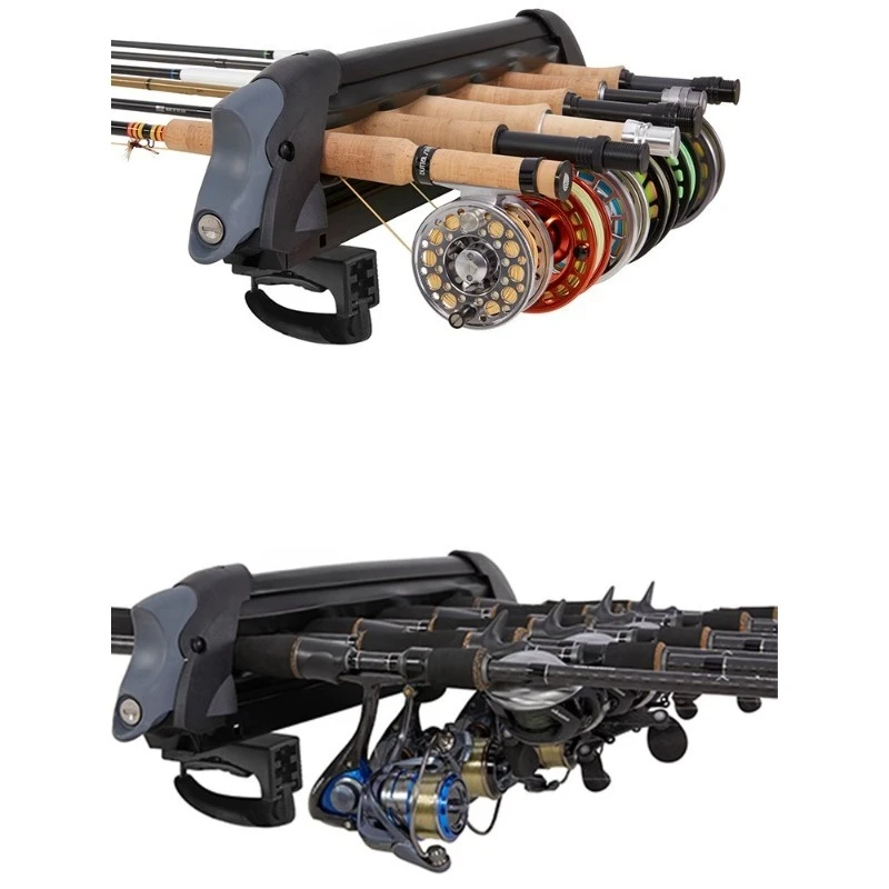 

Roof fishing rod bracket GM luggage rack Crossbar fishing rod holder