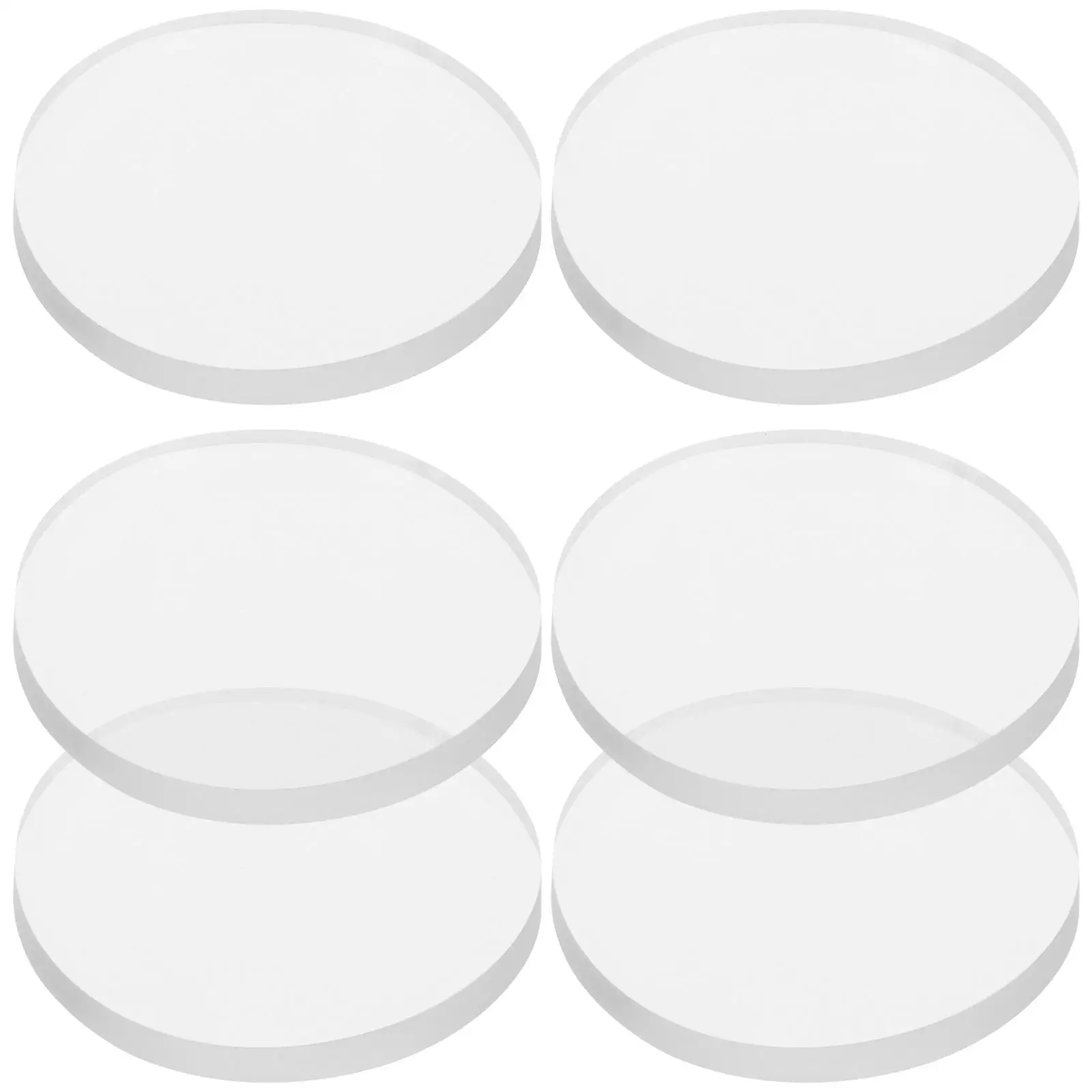 50 pezzi cuscinetti antiscivolo per gambe di mobili PVC trasparente durevole rotondo antiscivolo scrivania sedia tavolo pavimento pinza protezioni