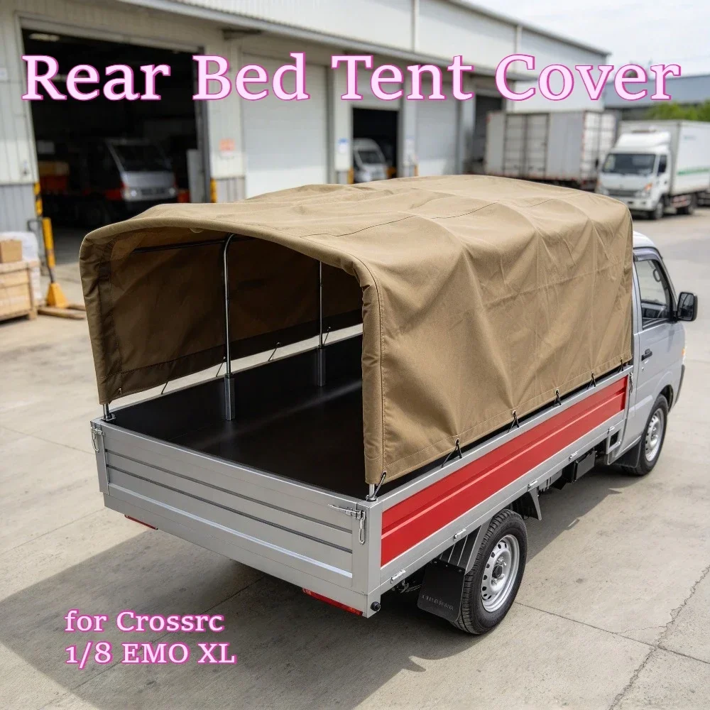 RC Heavy Duty Hobby Crawler Rear Bed Tent Cover fitting for Crossrc 1/8 EMO XL scale custom size replacement spare accessories