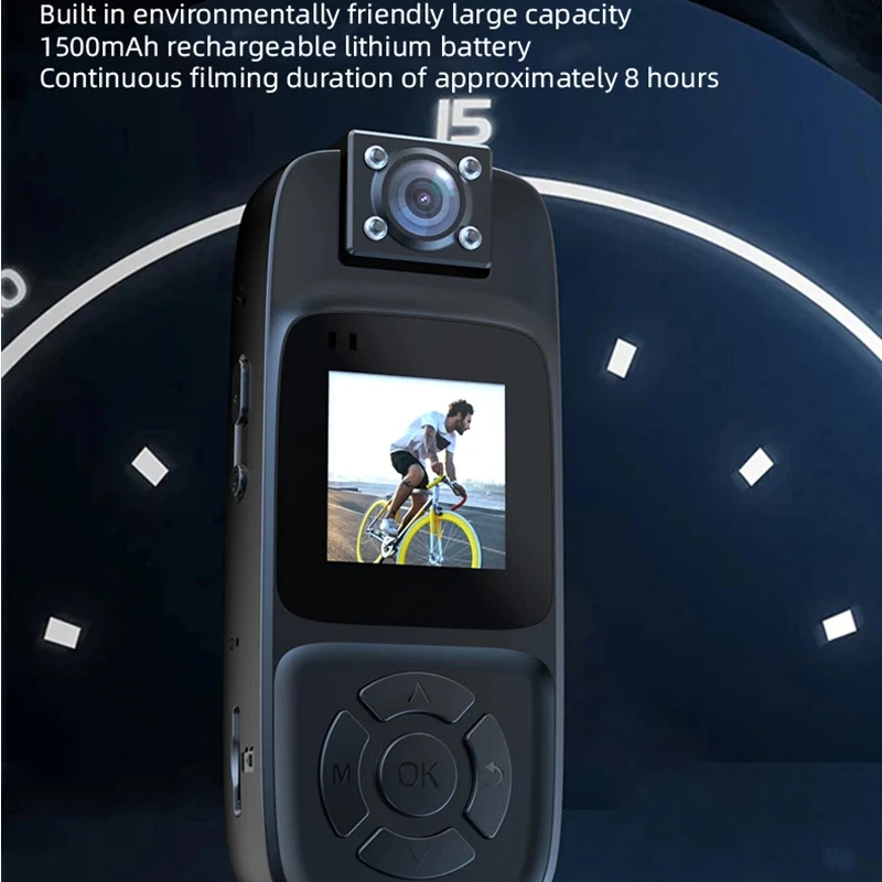 OnePlus Action Camera 4K HD With WiFi Connectivity Built-in Screen Infrared Night Vision Rotating Lens For Outdoor and Cycling