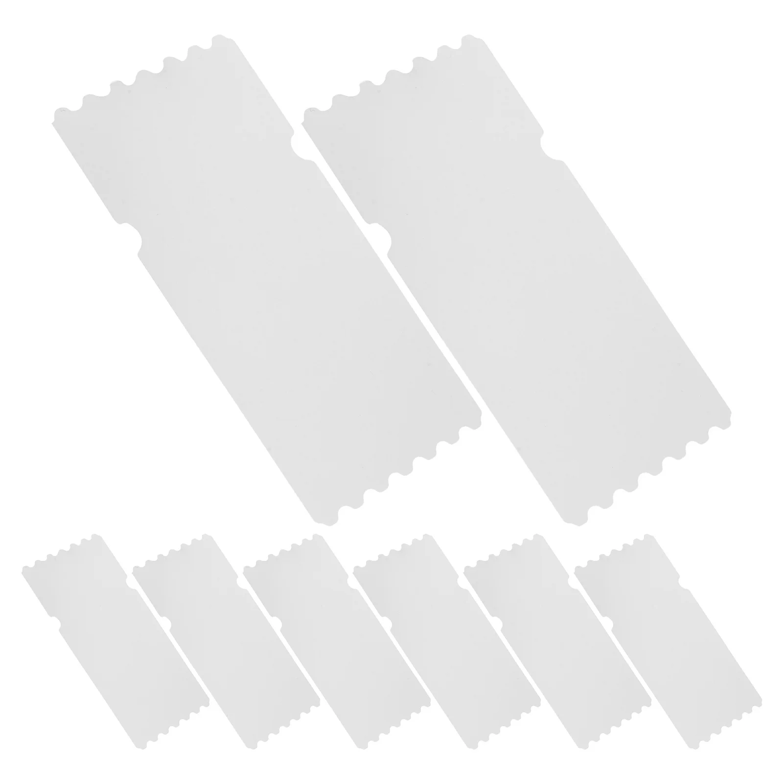 

8Pcs Heat Transfer Ticket Blanks 14x7 Cm Pet Sublimation Sheets Waterproof DIY Craft Tags for Wedding Party Concert Printable