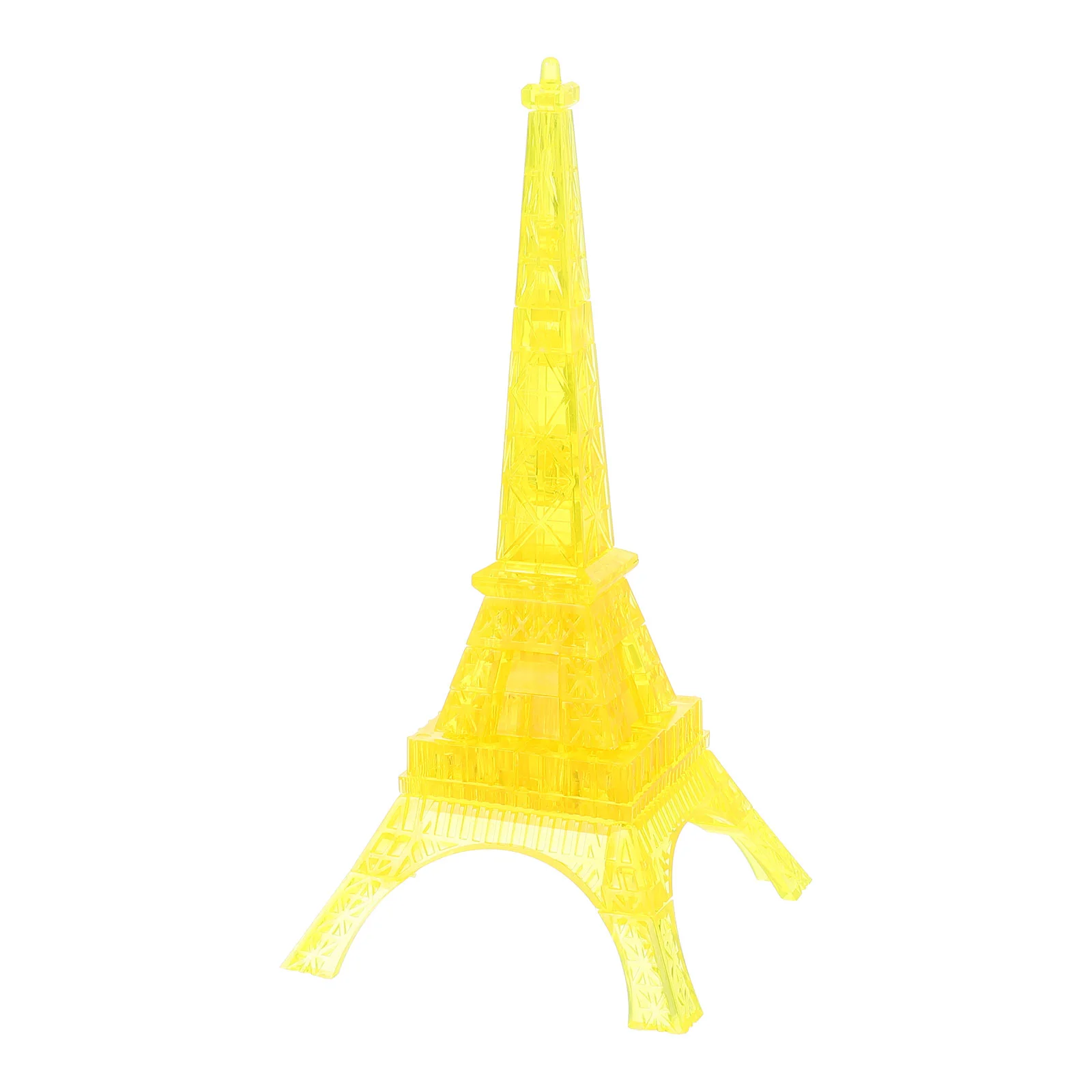 Eiffel Tower Model Brain Teaser Building Blocks 3D Puzzles Transparent Crystal Child