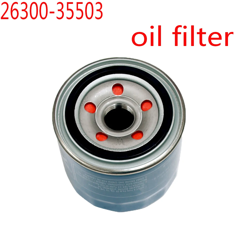 Car Engine Oil Filter is suitable for Hyundai for Kia OEM 26300-35503  High Quality  Paper Can Better Filter the Impuritie