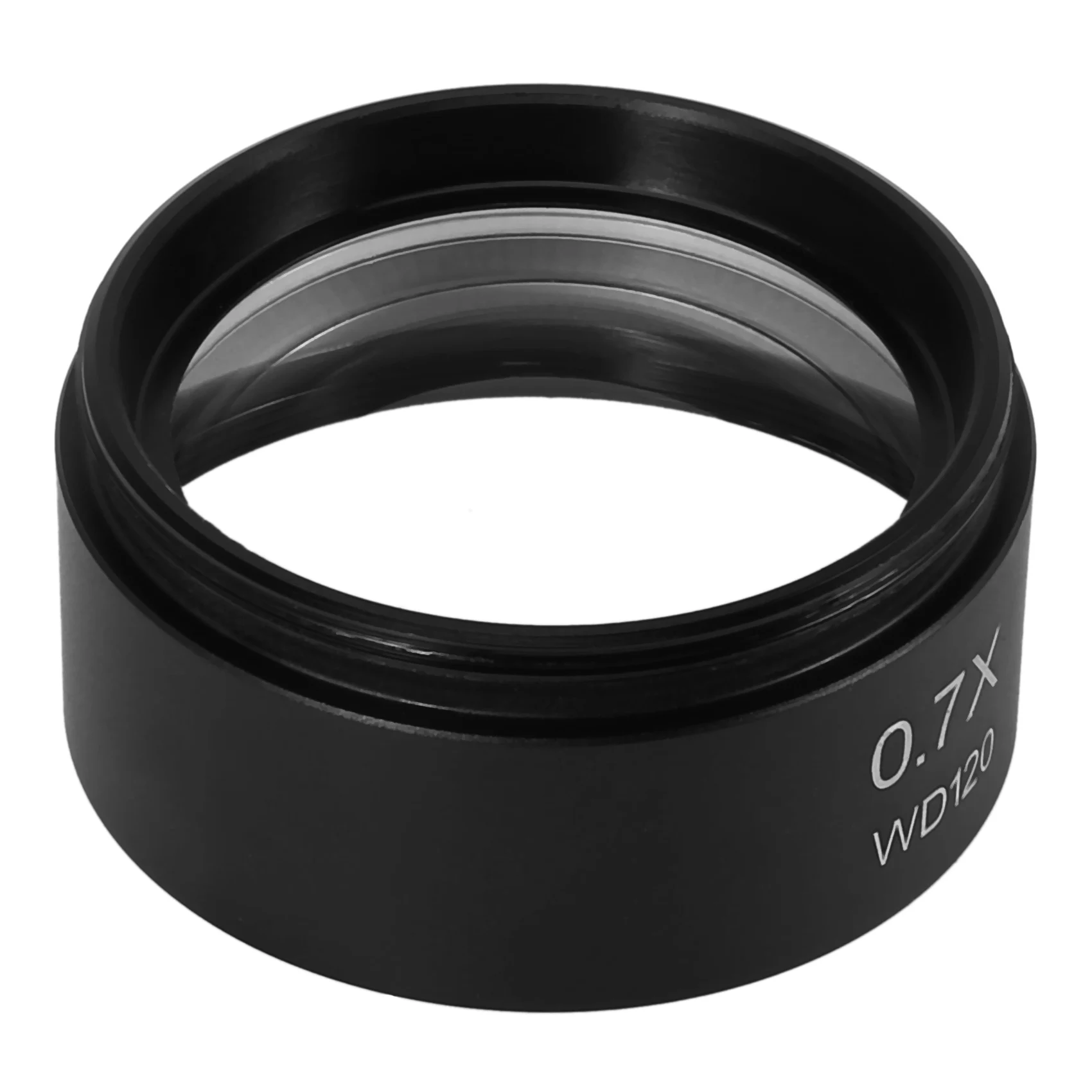 Objectif auxiliaire pour microscope stéréoscopique trinoculaire B03C-5X WD120 0.7X, lentille de Barlow, filetage 48 mm