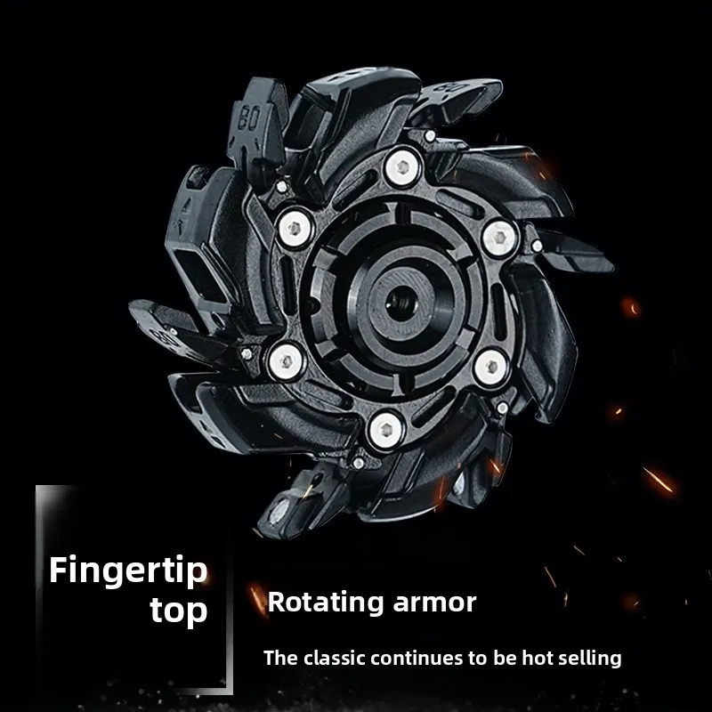 

Вращающийся Gyro Grumpy 08, сплавная сталь Цзя Кай, гироскоп на кончиках пальцев, беспокойный гироскоп, декомпрессия, цельнометаллическая игрушка, push edc, тревожное кольцо