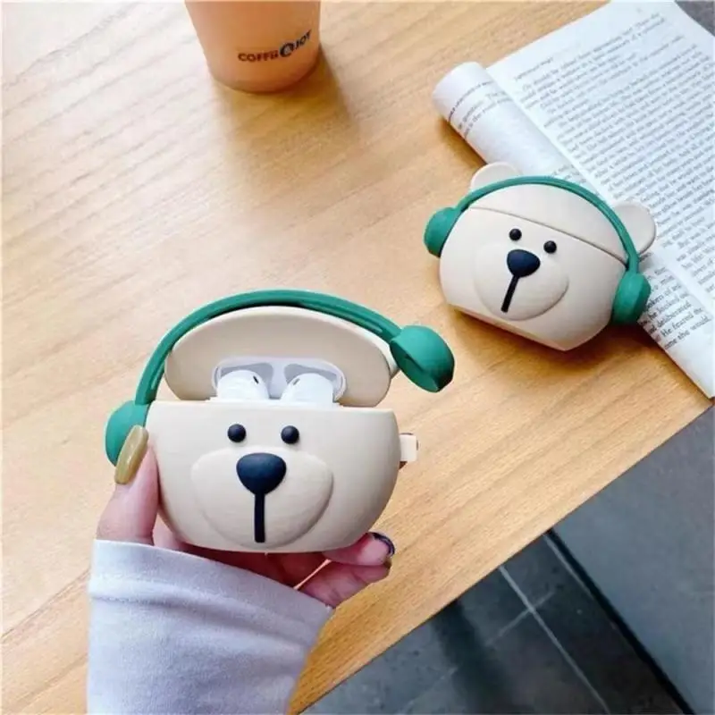 Wireless Earphone Case Silica Gel Fashionable Precise Fit Easy To Install Shockproof Earphone Case Cartoon Wear-resistant