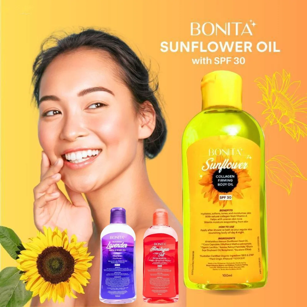 Bonta - Aceite de Masaje Corporal de Sal Rosa del Himalaya Natural, 50/100 ml, Aceite para el Cuidado Corporal, Nutritivo, Suaviza las Células Muertas de la Piel, Fácil Absorción