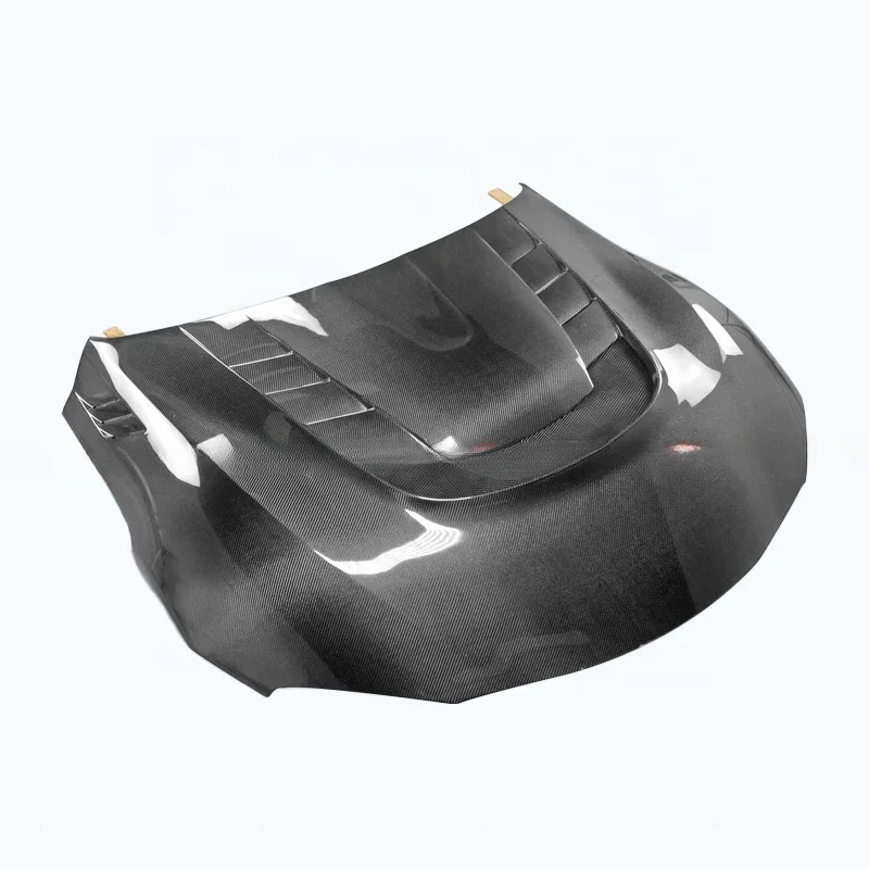 for Toyota '19 GR SUPRA A90 VRS-style carbon fiber hood retrofitted to vent front hood