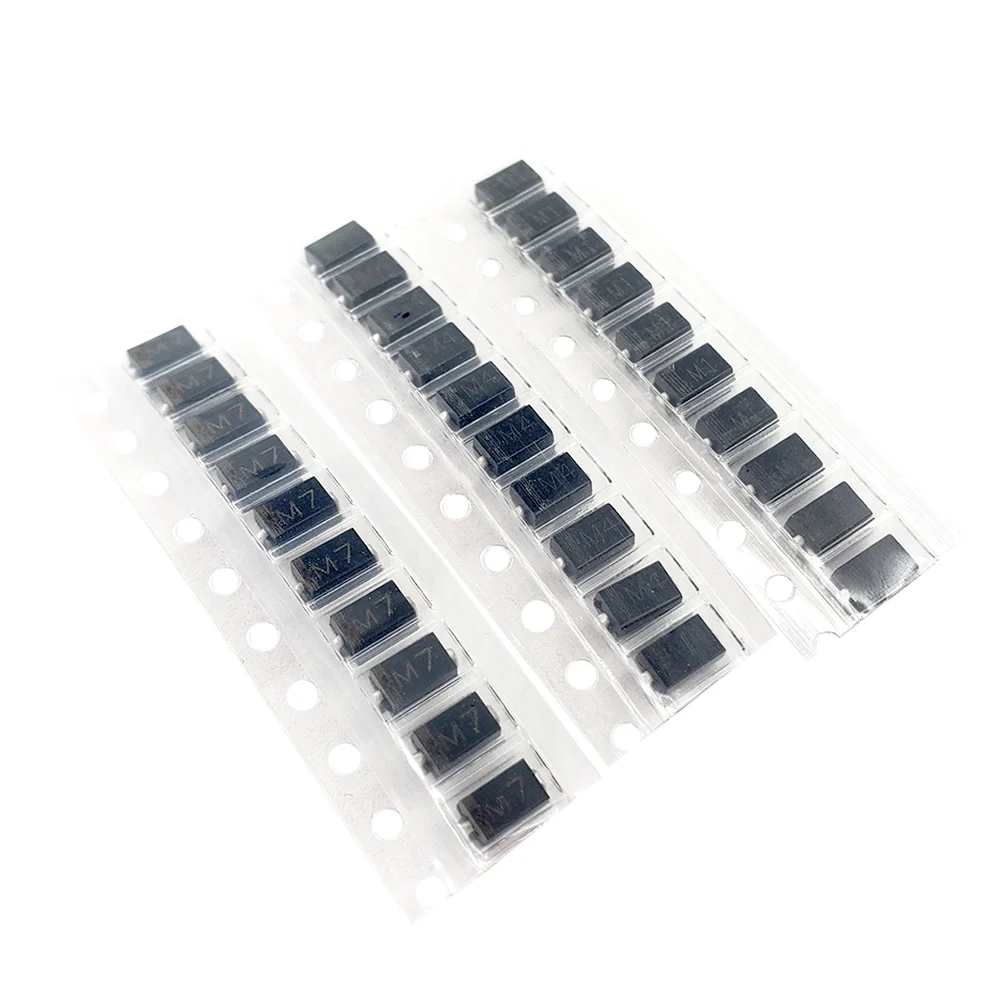 7 kinds*10pcs=70pcs/lot SMD diode package / M1 (1N4001) / M4 (1N4004) / M7 (1N4007)/ SS14 US1M RS1M SS34 KIT