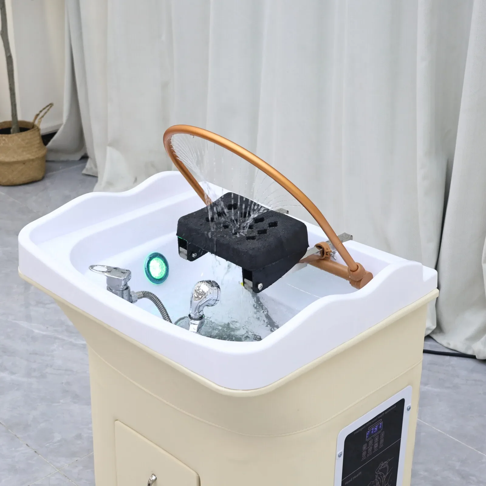 Tempat Cuci Rambut Salon XinSheng, Bak Cuci Rambut Elektrik, Stasiun Cuci Rambut, Perlengkapan Terapi Kepala