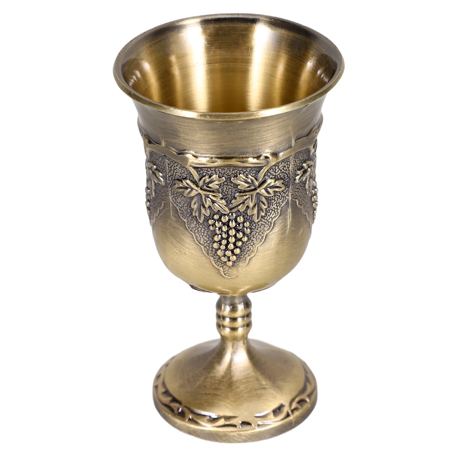 Goblet Dinner Cup Retro Glass Office Decoration Vintage Zinc Alloy Supplies Decorative Cups Ancient Style