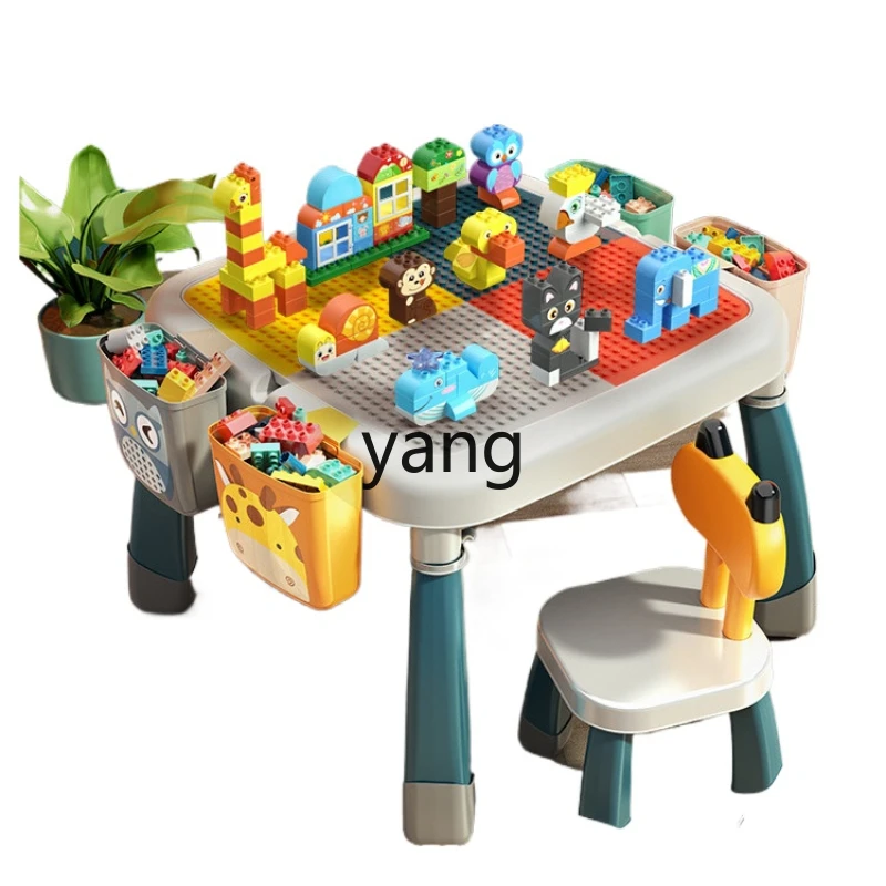 

CX Multifunctional Building Blocks Table Children's Large Particles Building Blocks Toy Puzzle