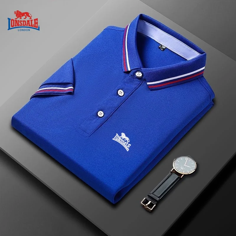 

Brand Men's Summer T-shirt, Street Fashion Trendy Brand Quality Men's Work Polo Shirt