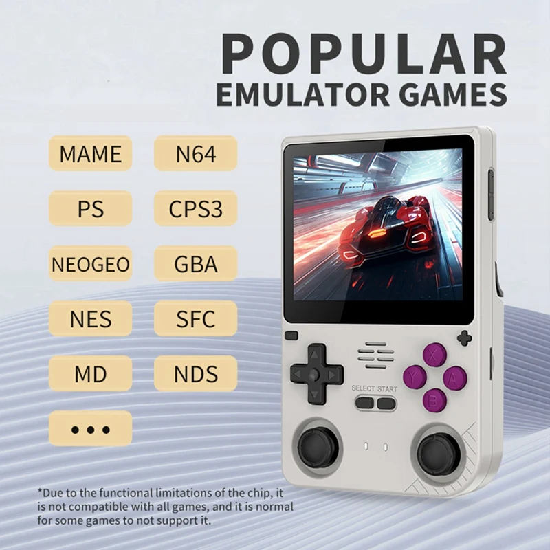 V20 Retro Video Handheld Game Console 128GB 3.5Inch IPS HD Scherm A133P Open Source Linux Voor GBA NDS SFC Simulators EEN