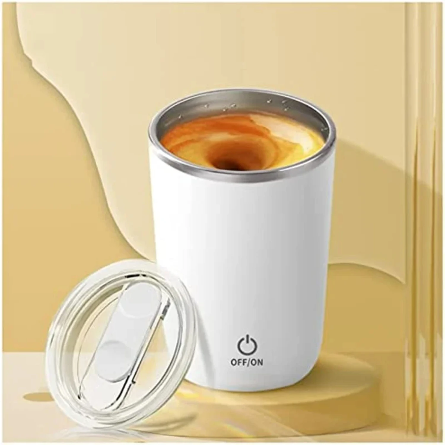 USB Rechargeable Automatic Self Stirring  Mug Stainless Steel Coffee Milk Mixing Cup Blender Smart Mixer Water Bottle