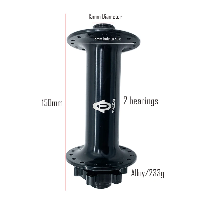 TAOZIK 197 150 mm FH02 3236  H  4 Bearings 6 Paws Hollow Ultralight CNC DISC Thru 12 15 mm Front Rear Snow Beach Fat Bike Hub