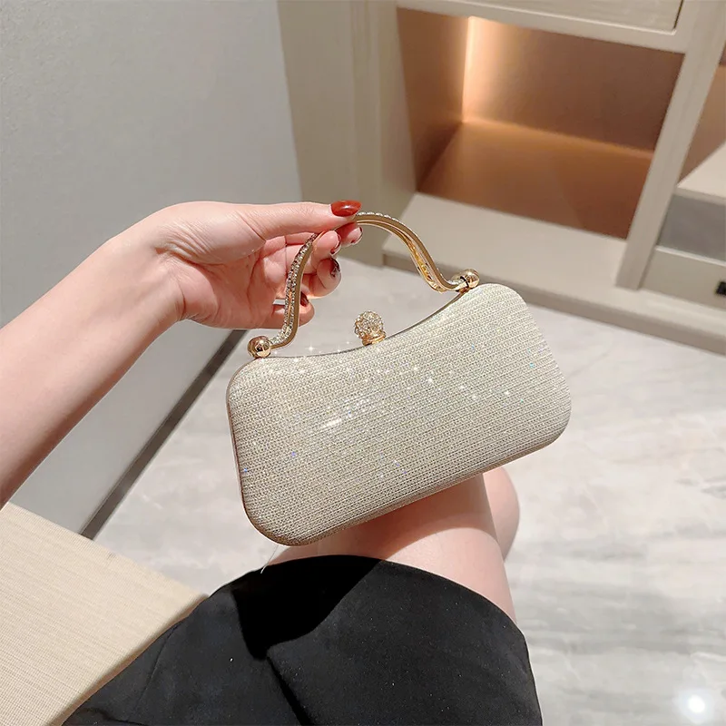 Fashion Women Evening Bag Brand Party Banquet Glitter Pack For Ladies Wedding Clutches Handbag Dinner Chain Shoulder Bags