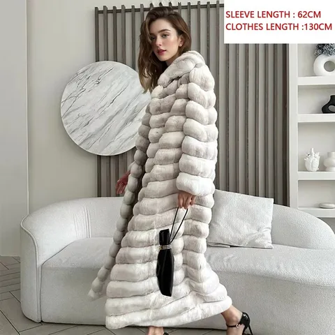 Женские шубы из меха кролика Рекс