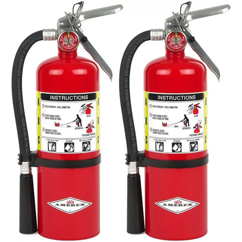 B500 ABC Dry Chemical Fire Extinguisher 2A-10 BC Rated, 5 lb.