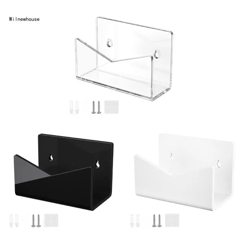 

Wall Mounted Mail Rack Acrylic Envelope Holder Postcard Rack Document Storage Stand Countertop Magazine Shelf Dropship