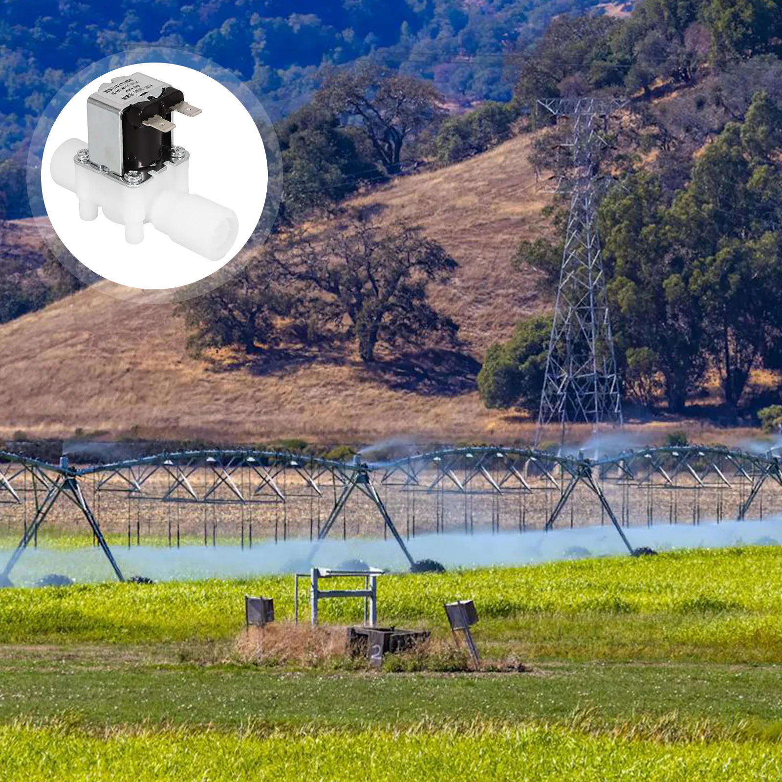 

Нормально закрытый соленоид 12 В, электрическая вода для орошения сада, промышленное сельскохозяйственное домашнее использование, 12 В, спринклерный DC12V