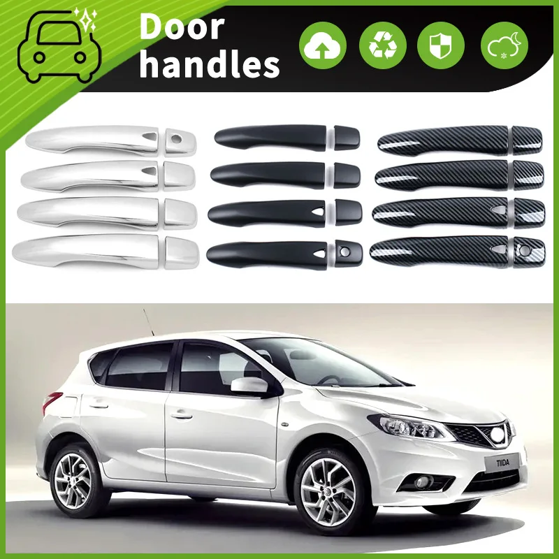 

Suitable for 16-24 Nissan Tiida door bowl handle modification parts, door outer door bowl handle guard