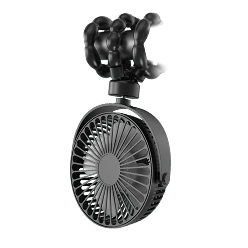 Small Fan Portable Mini Octopus Fan Handheld Desktop USB Quiet Fan For Outdoor Camping