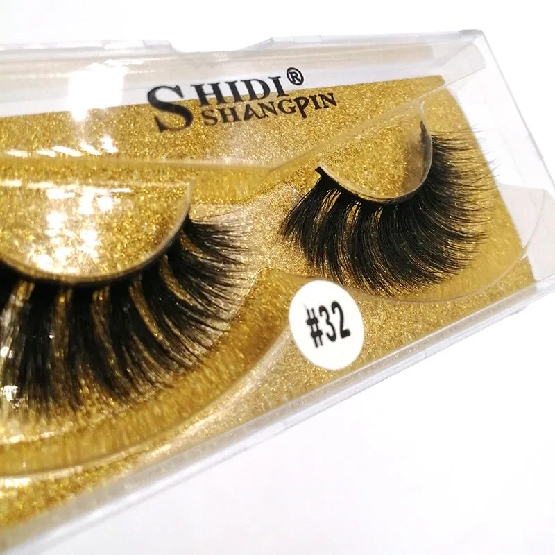 3D Faux Mink Eyelashes False Eyelashes Dramatic Fake Lashes Makeup Extension Eyelashes