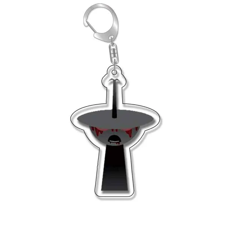 Acryl-Sprunki-Schlüsselanhänger für Accessoires Sprunki Oren Raddy Gray Brud Vineria Anhänger Schlüsselring Schlüsselkette Schmuck Geschenke für Fans – Detail 1