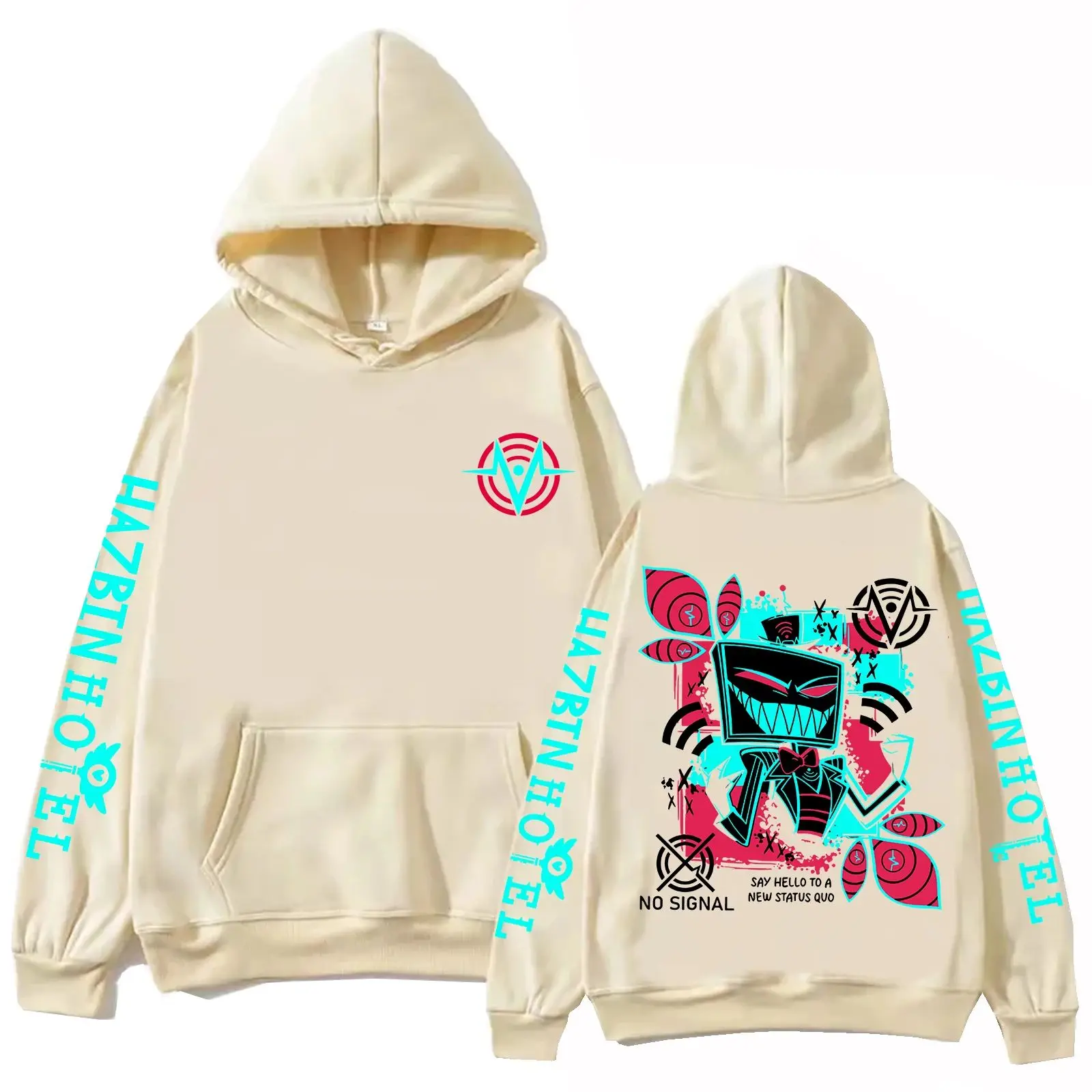 原宿 Y2k レトロ パーカー ハズビンホテル ハスク パーカー 男女兼用 原宿 長袖 プルオーバー トップス スウェットシャツ ギフト ユニセックス