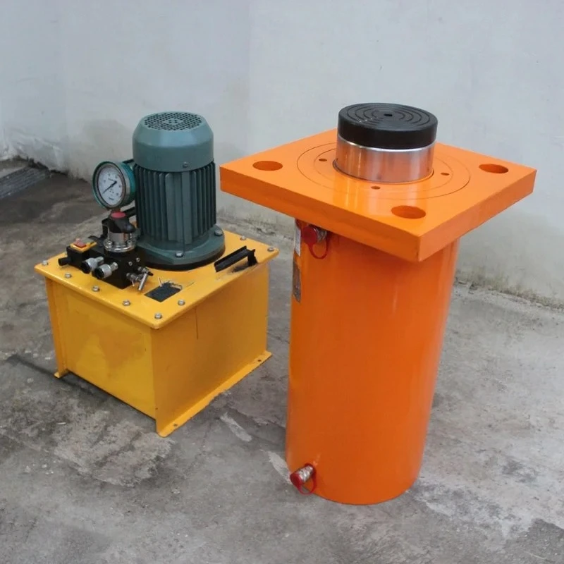 100t 150t 200t 250tons 300 Ton 350 Tons Double Acting Flange Lifting Cylinder Hydraulic Jack Construction Jacks