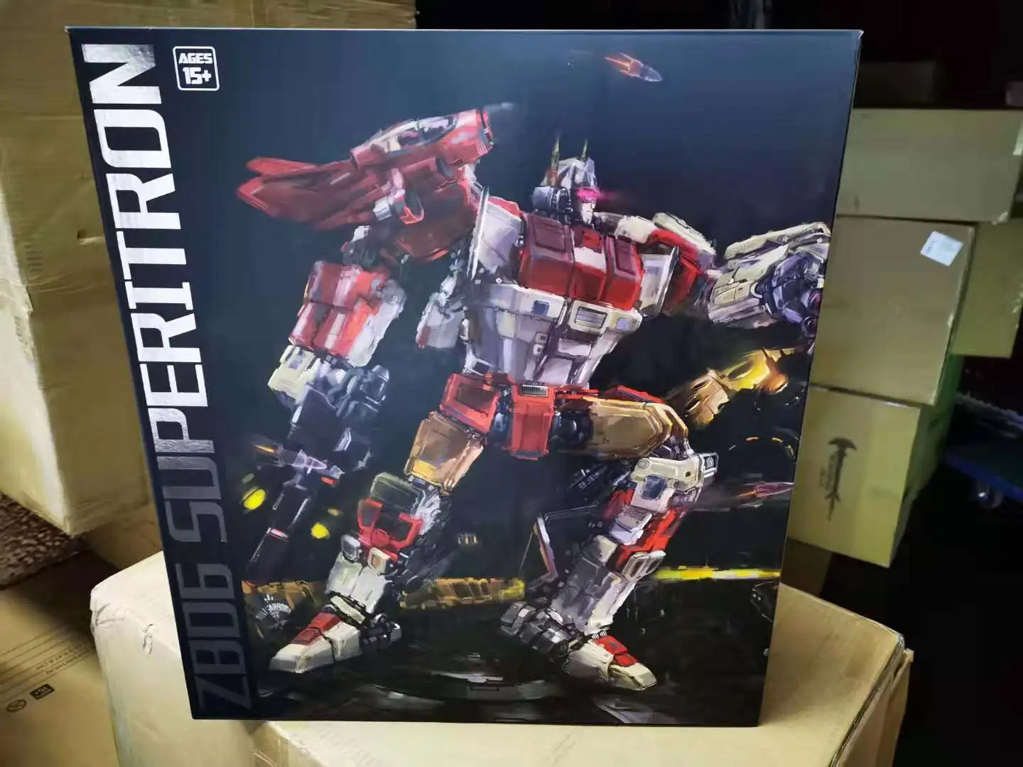 

In stock Zeta toy ZB-06 Superitron Silverbolt Slingshot Skydive Airraid Fireflight Superion set of 5 Action Metallic Figure